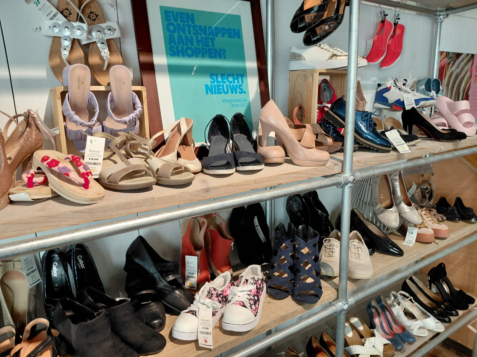 Themaverkoop schoenen