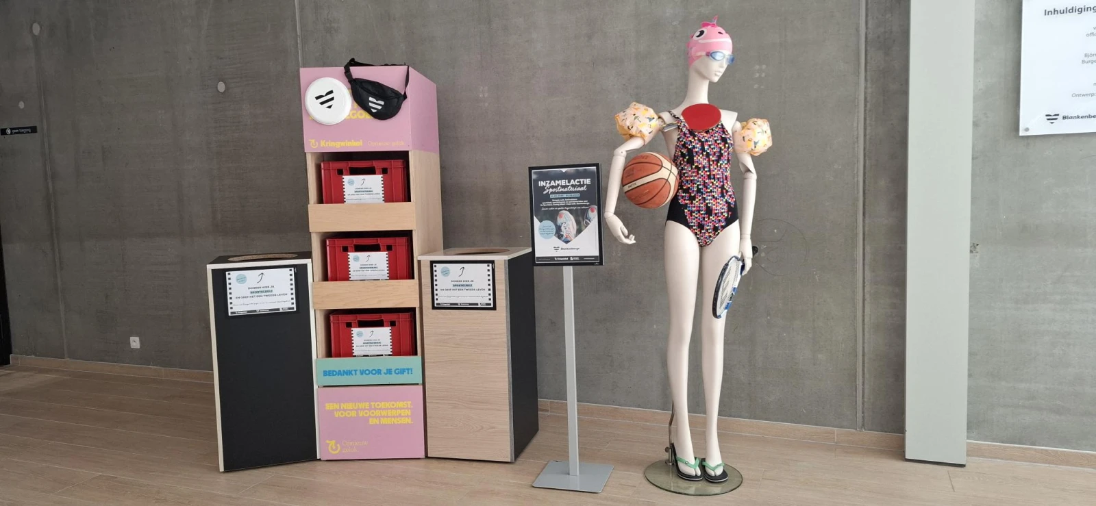 Inzameling sportkledij en -materiaal