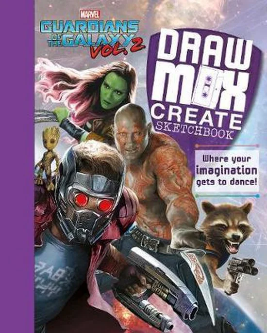 Marvel Guardians of the Galaxy Vol. 2 Draw, Mix, Create Sketchbook