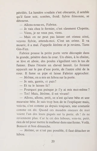 Le cri du hibou