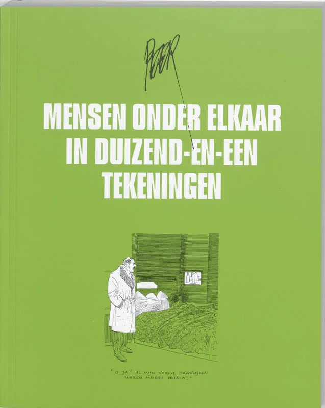 Mensen onder elkaar in duizend-en -een tekeningen