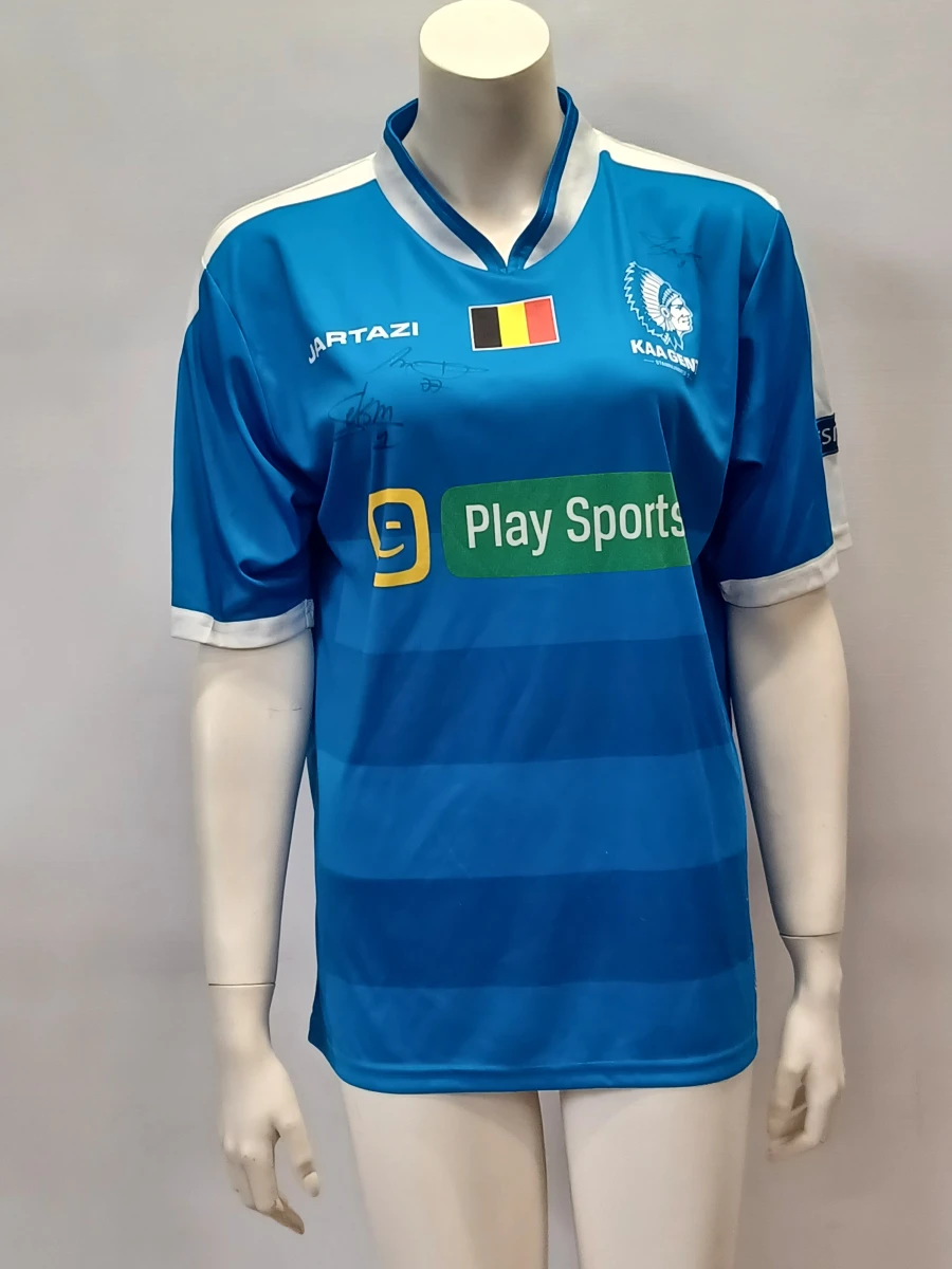 Uniek KAA Gent Getekend Champions League Shirt - 2015/2016