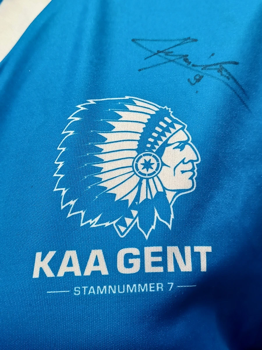 Uniek KAA Gent Getekend Champions League Shirt - 2015/2016
