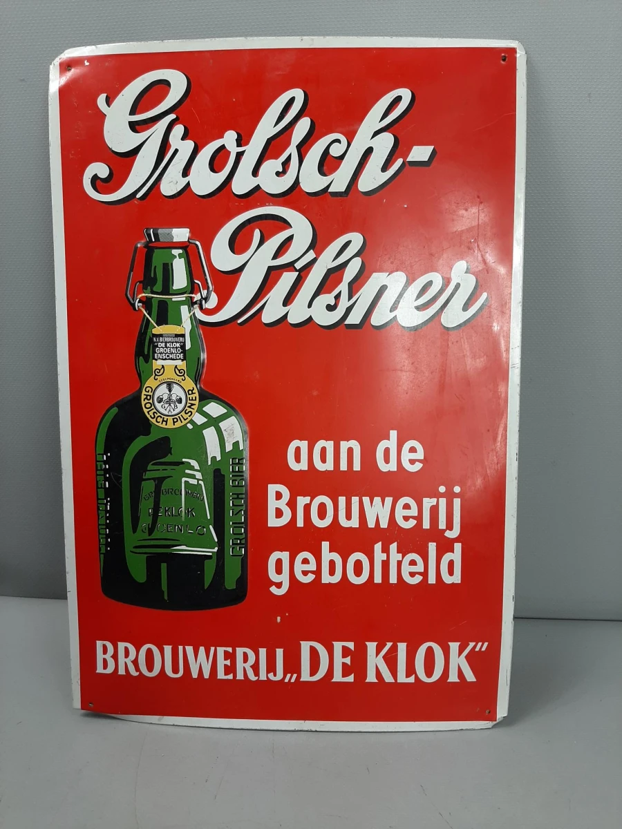 Grolsch Pilsner reclamebord