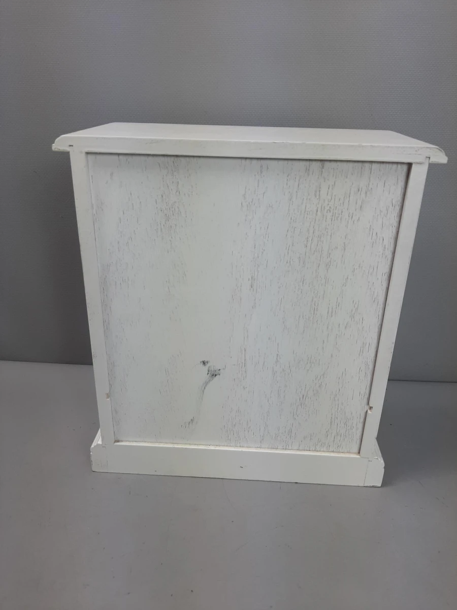Houten mini juwelen kastje