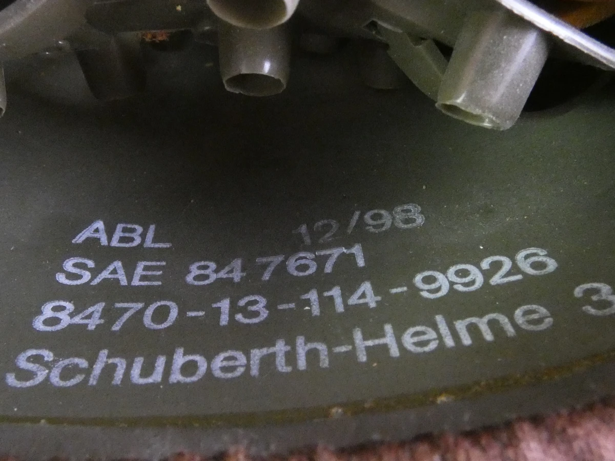 Helm met de VN-Vredesmacht hoes