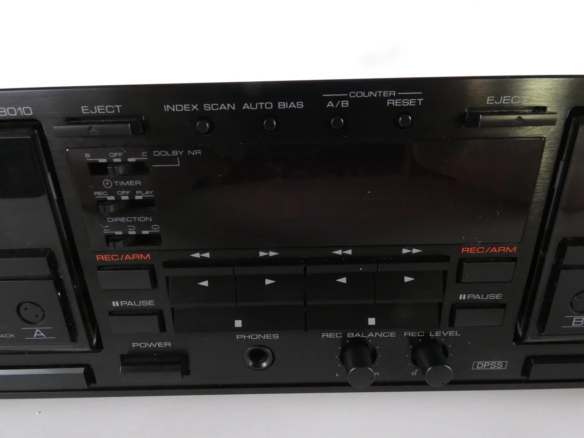 Kenwood KX-W8010 stereo dubbel cassettedeck