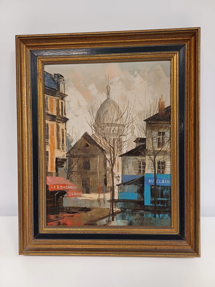 Schilderij André grass Paris Montmartre