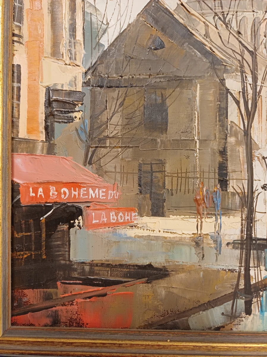 Schilderij André grass Paris Montmartre