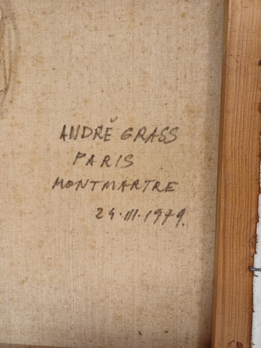 Schilderij André grass Paris Montmartre