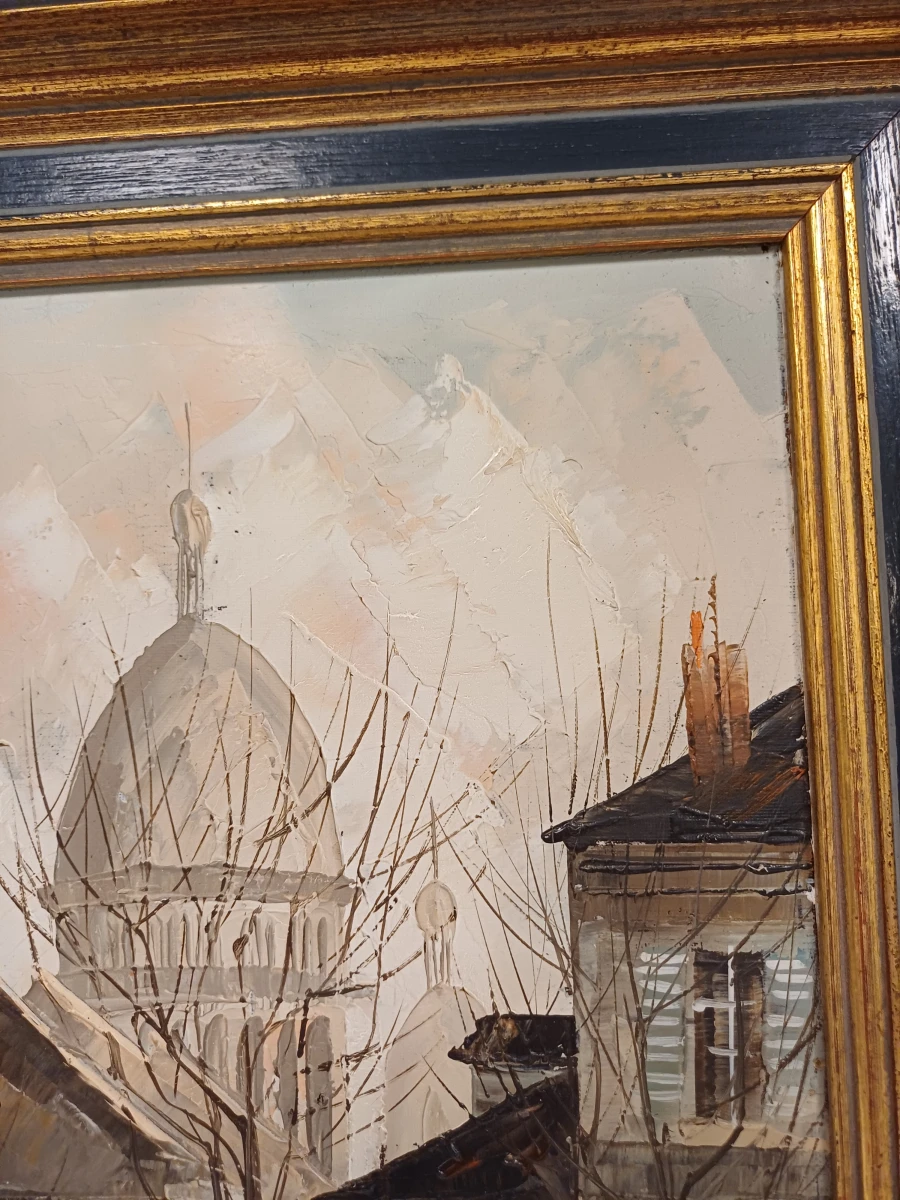 Schilderij André grass Paris Montmartre