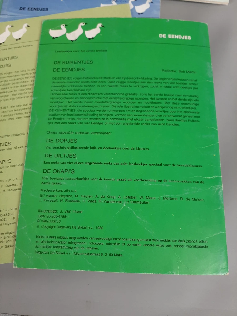 Vintage leesboekjes