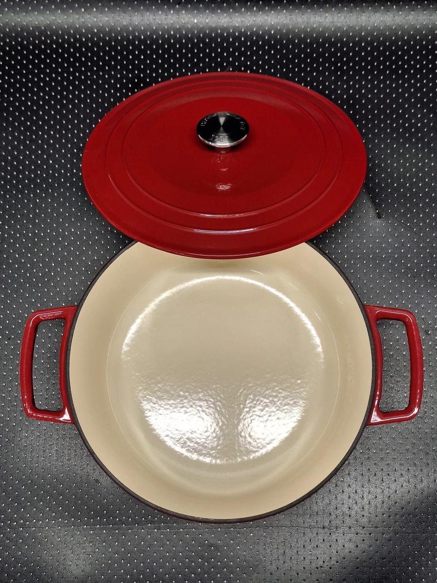 Set KitchenAid geëmailleerde gietijzeren braadpannen - 5,7L & 3,8L