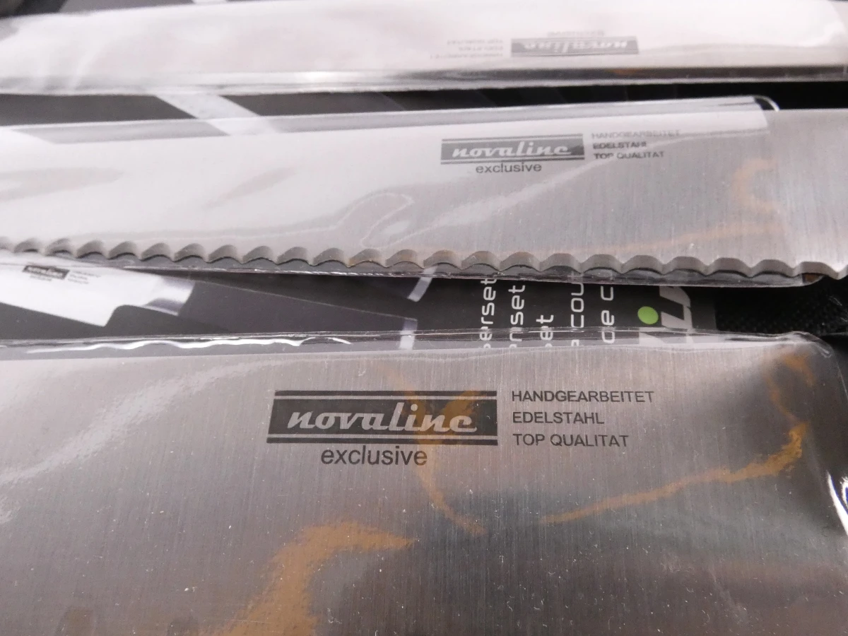 Professionele roestvrijstalen messenset - Masterline/Novaline