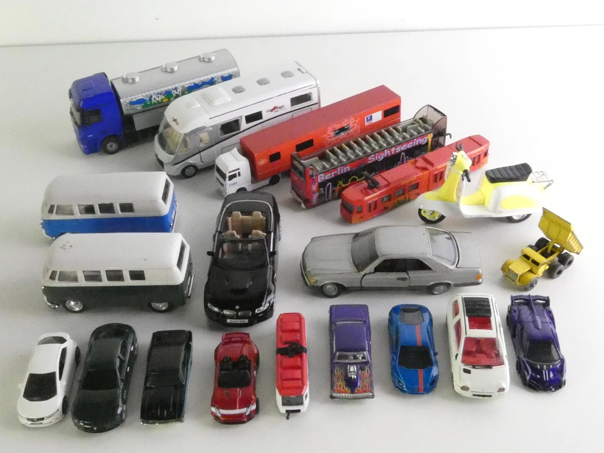 Gevarieerde voertuigen - Siku, Majorette, Hot Wheels...