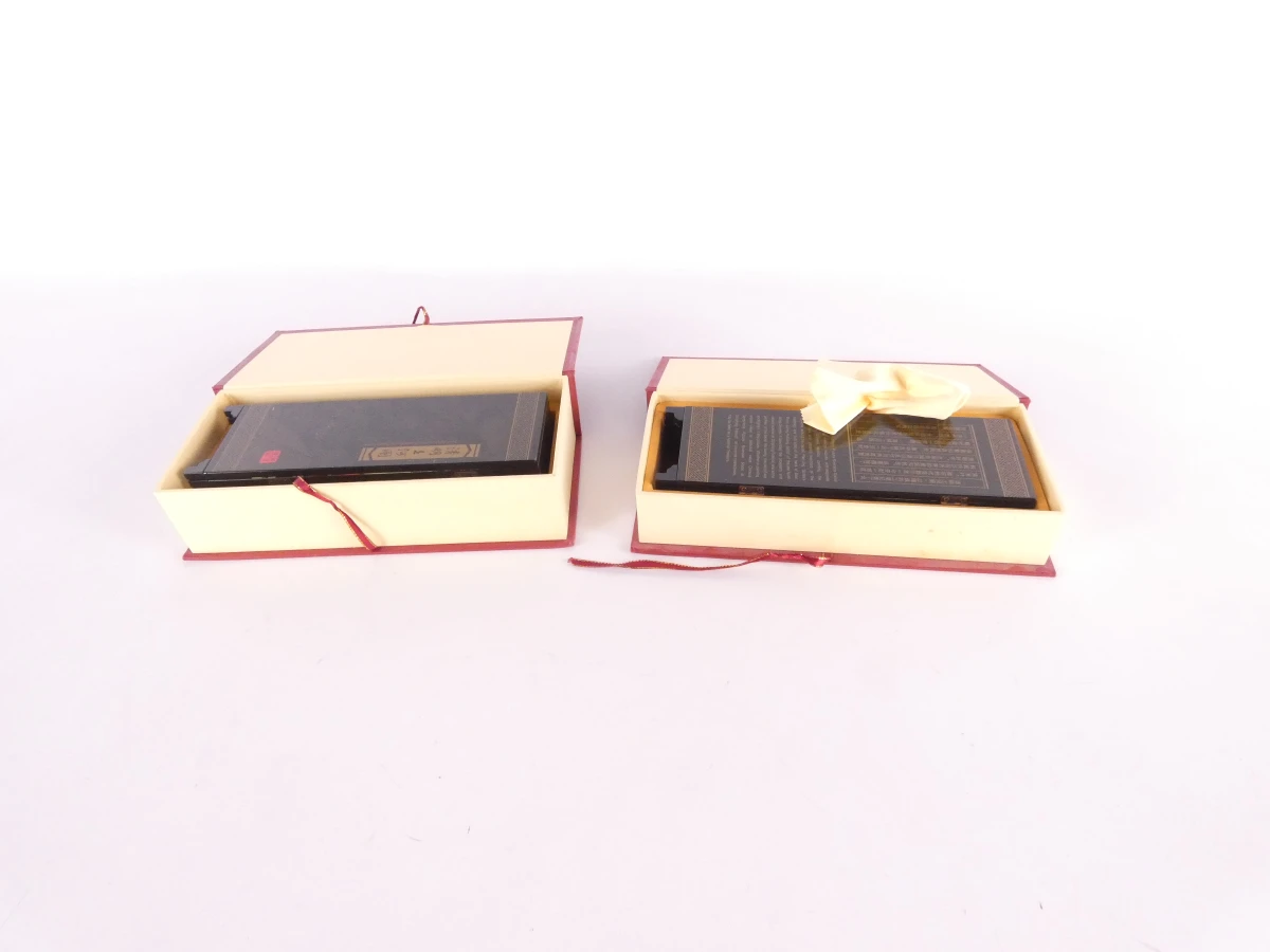Miniatuur replica oud Chinees klein scherm set
