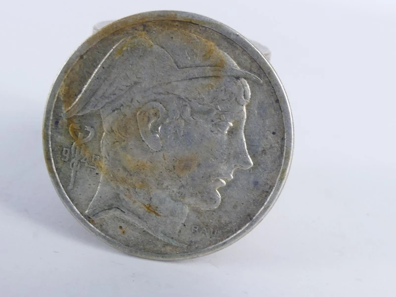 Vintage 4 zilveren munten - België(50 gr. zilver)