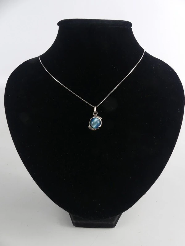 Zilveren ketting(835)+4 hangers(925+bladgoud)
