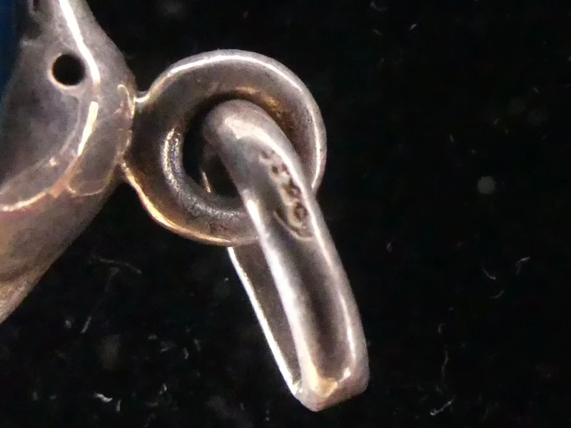 Zilveren ketting(835)+4 hangers(925+bladgoud)