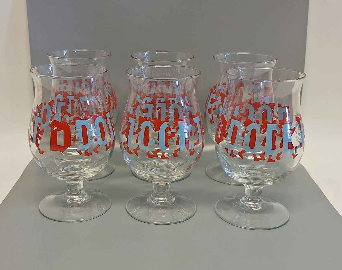 Set Duvel glazen '55ste Dodentocht'