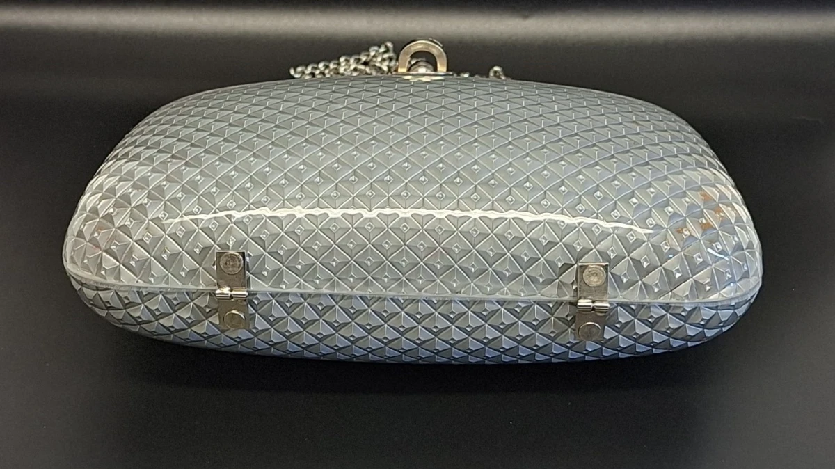 Zilverkleurig Clutch