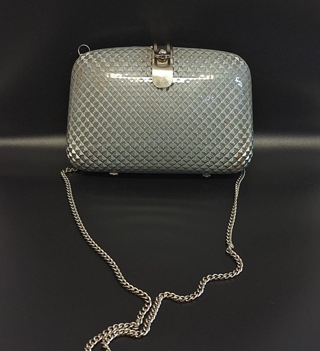 Zilverkleurig Clutch