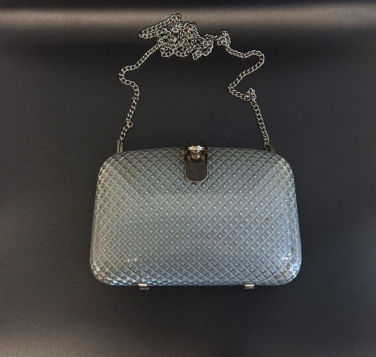 Zilverkleurig Clutch