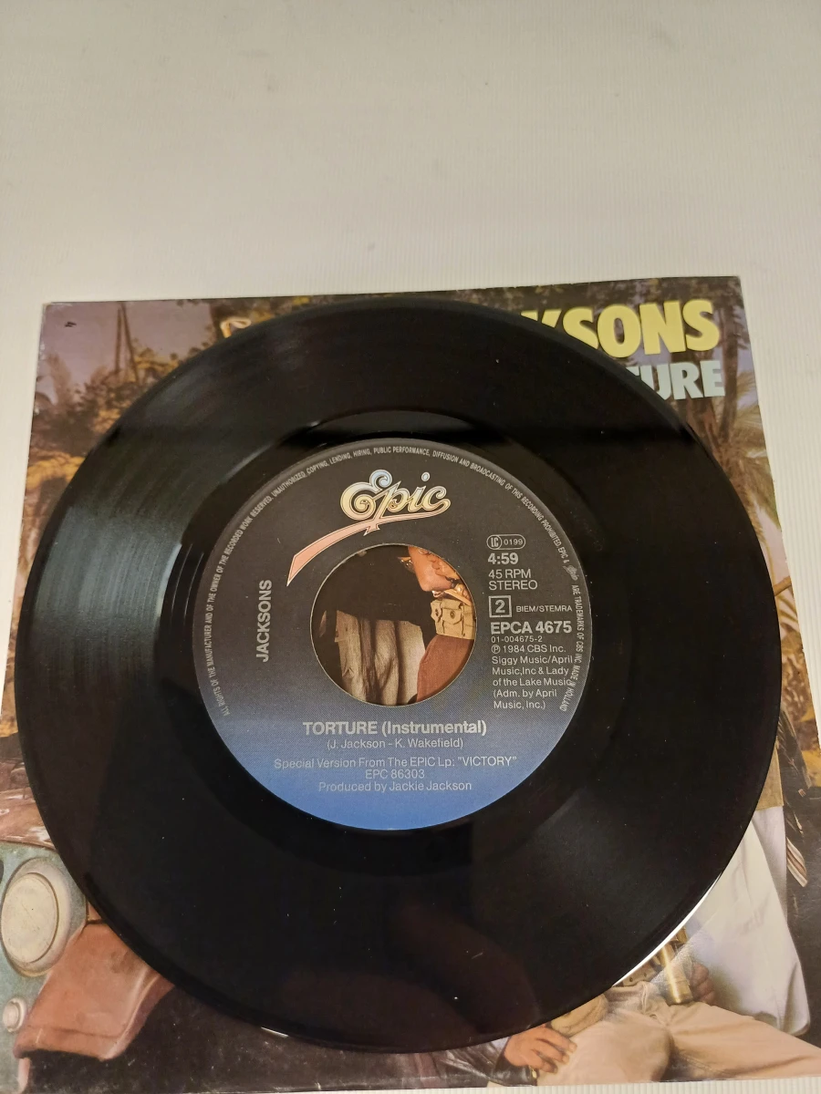 Lot van 4 singles van Michael Jackson