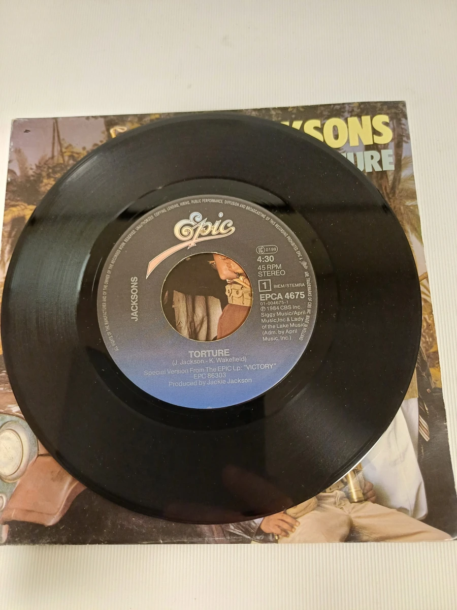 Lot van 4 singles van Michael Jackson