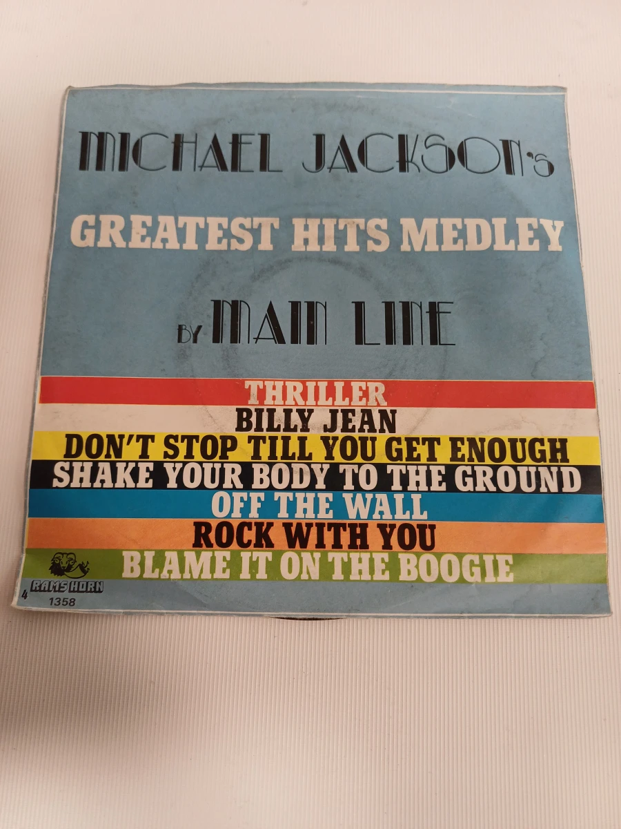 Lot van 4 singles van Michael Jackson