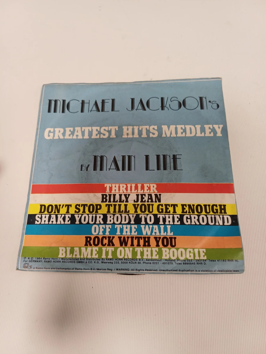Lot van 4 singles van Michael Jackson