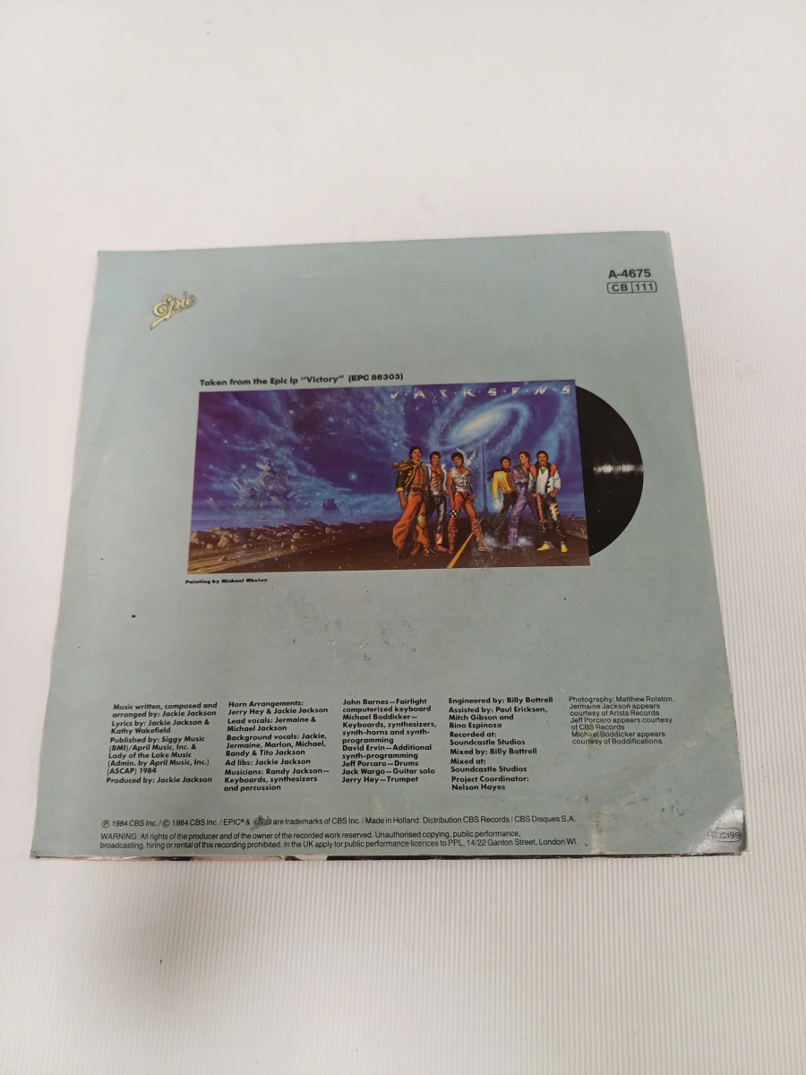 Lot van 4 singles van Michael Jackson