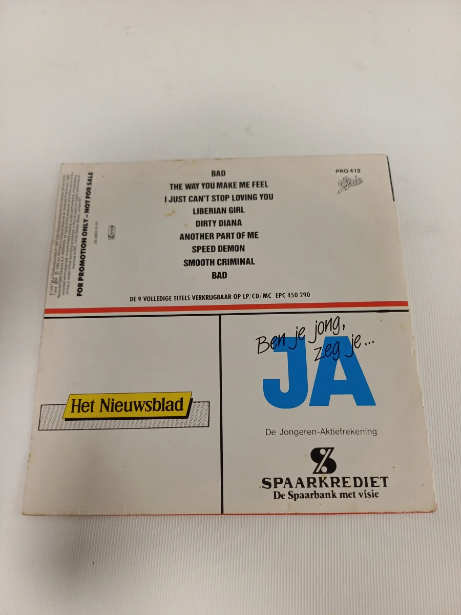 Lot van 4 singles van Michael Jackson