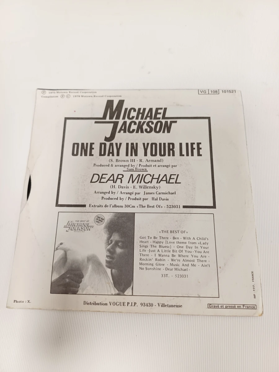 Lot van 4 singles van Michael Jackson