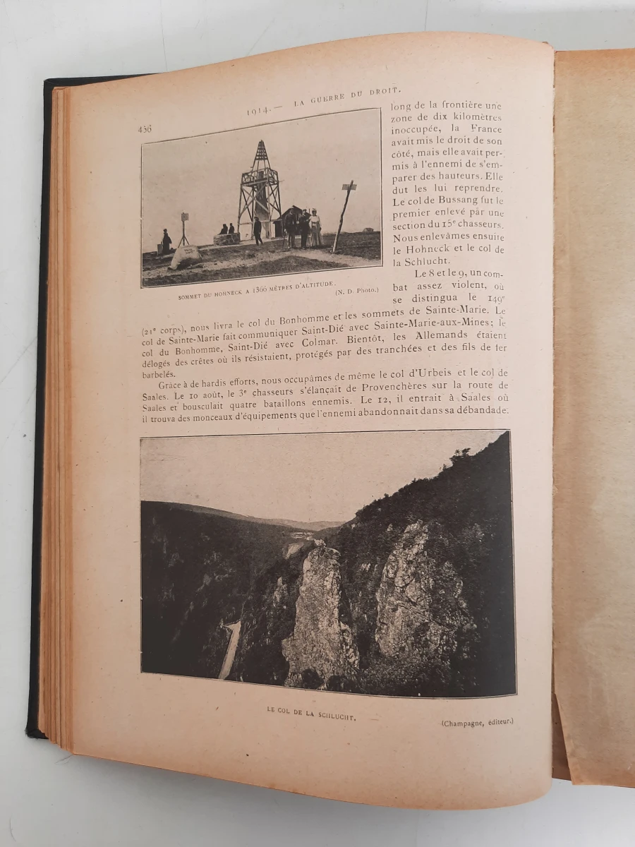 Prachtige Complete Tweedelige Set (1916): 1914 – Histoire Illustrée de la Guerre du Droit – Émile Hinzelin - foto 7