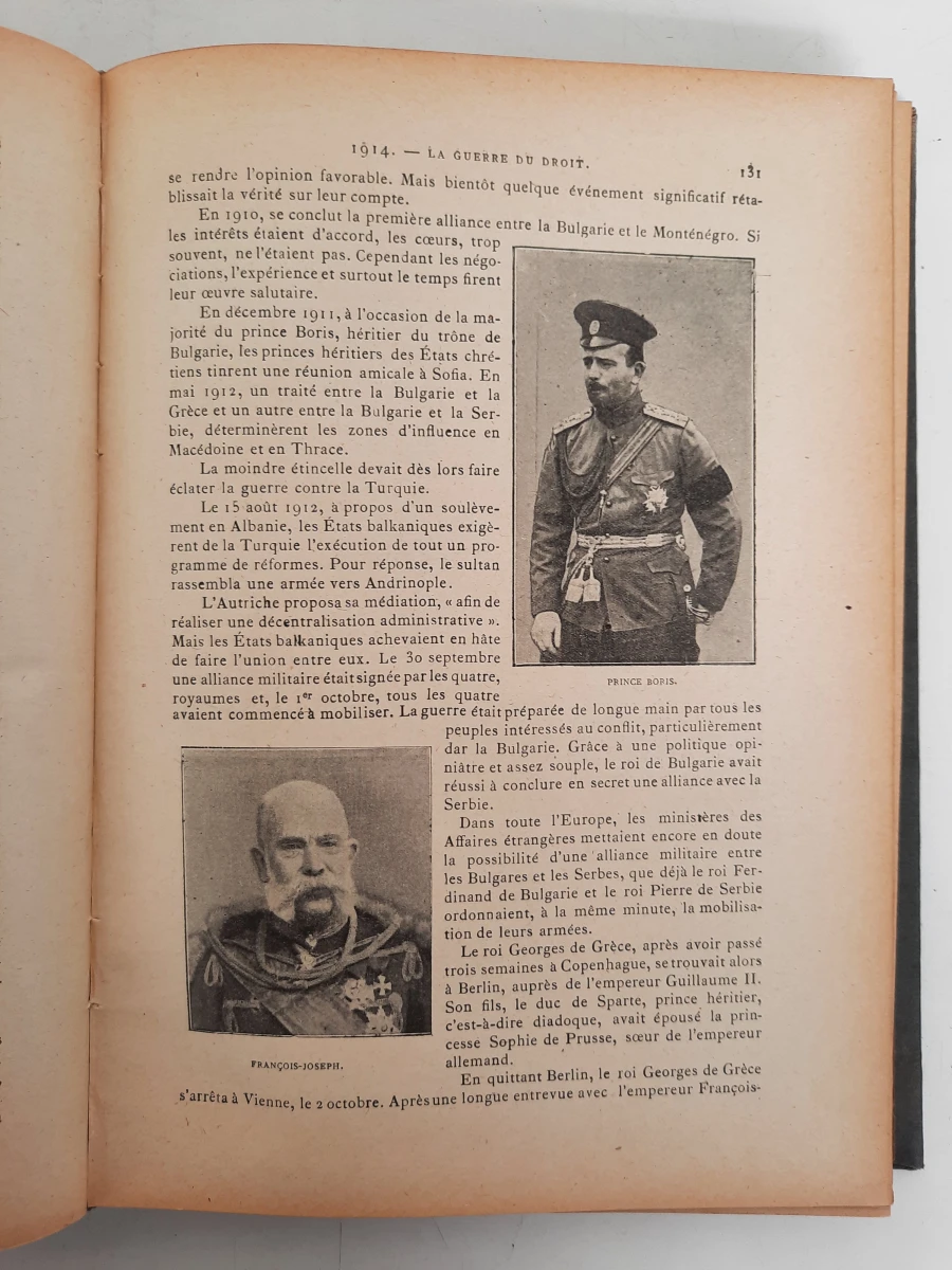 Prachtige Complete Tweedelige Set (1916): 1914 – Histoire Illustrée de la Guerre du Droit – Émile Hinzelin - foto 11