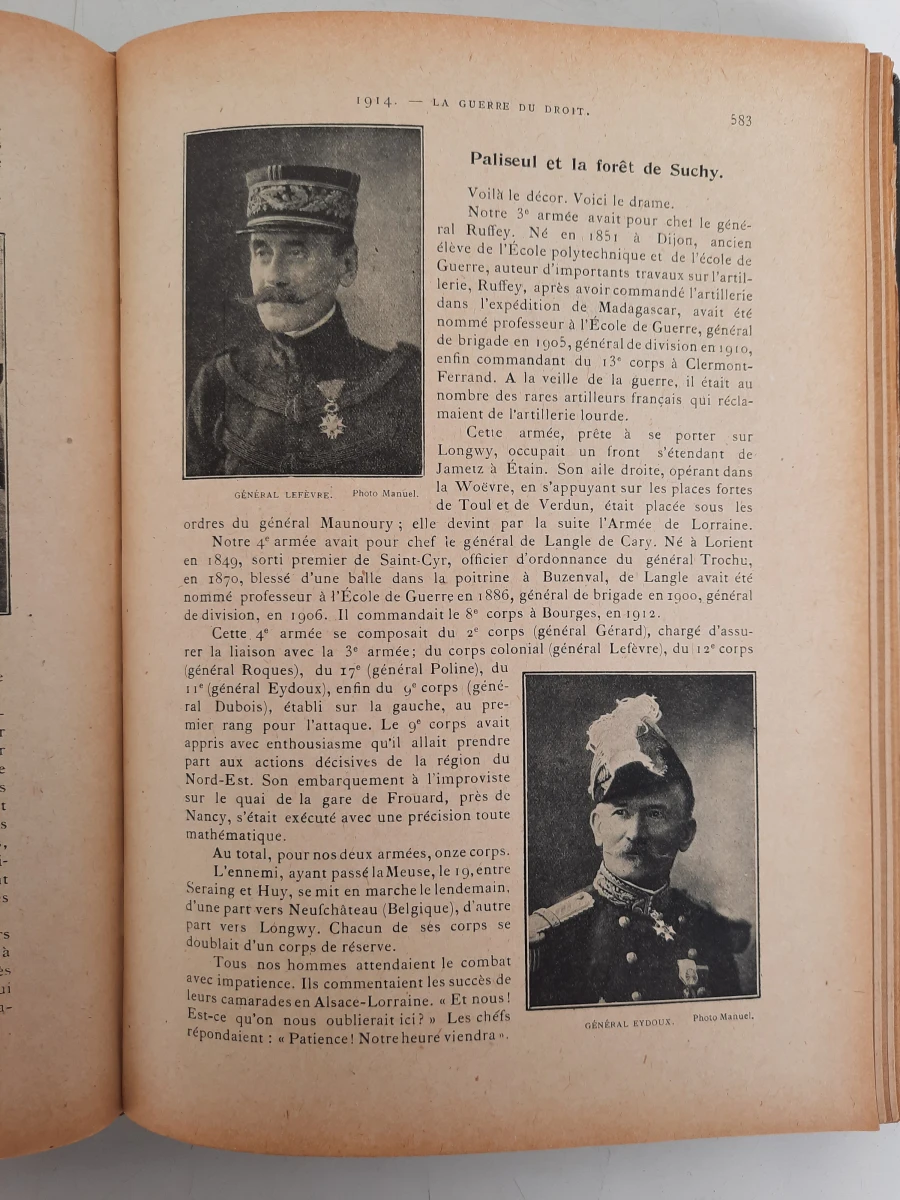 Prachtige Complete Tweedelige Set (1916): 1914 – Histoire Illustrée de la Guerre du Droit – Émile Hinzelin - foto 8