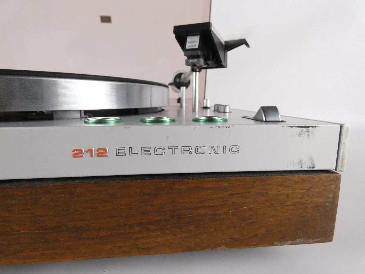 Vintage draaitafel Philips 212 Electronic