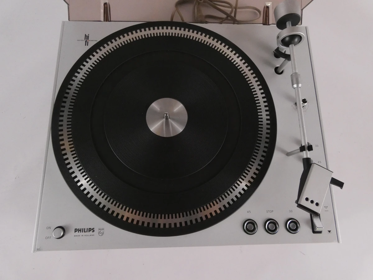 Vintage draaitafel Philips 212 Electronic