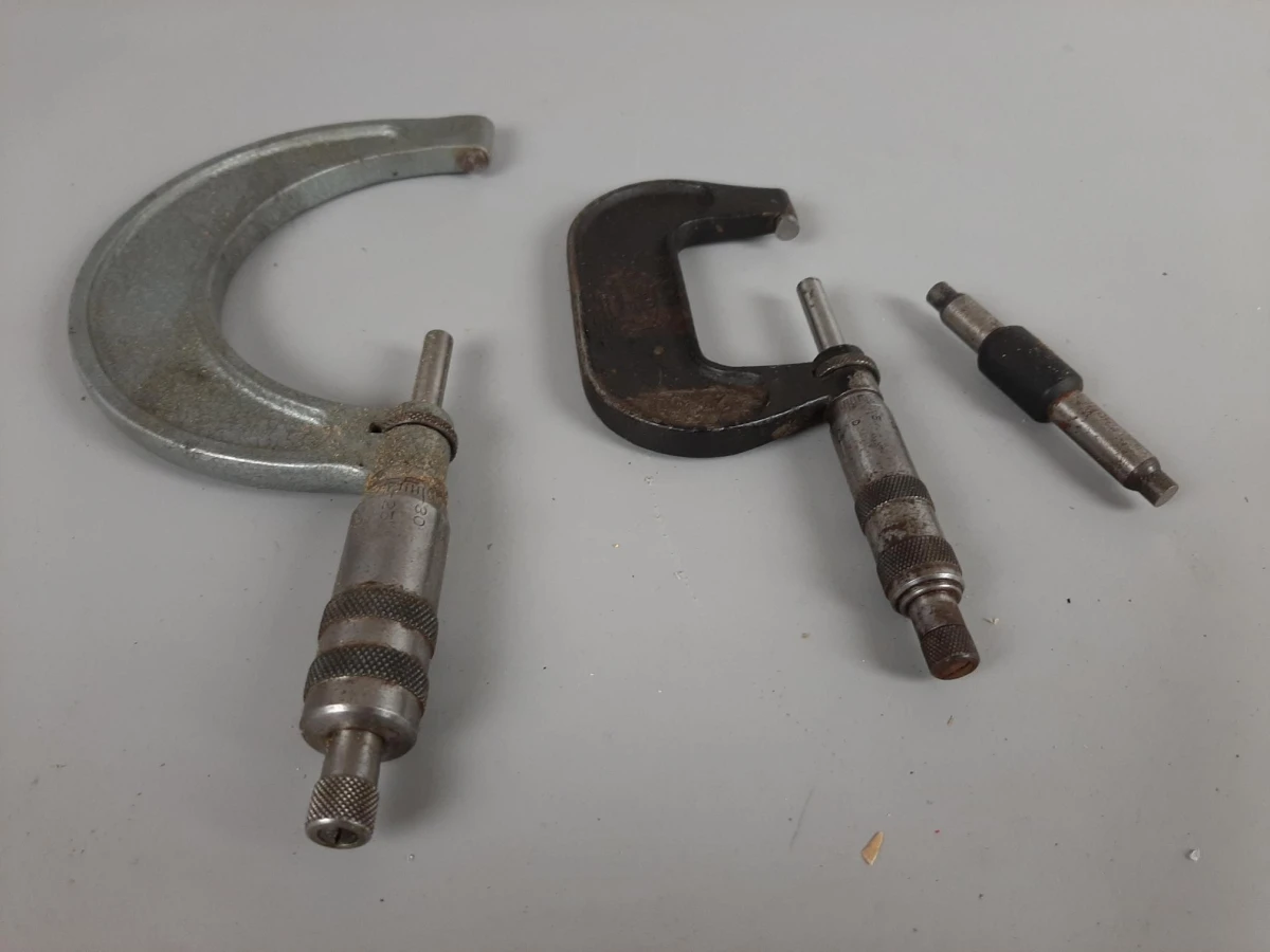2 vintage micrometers