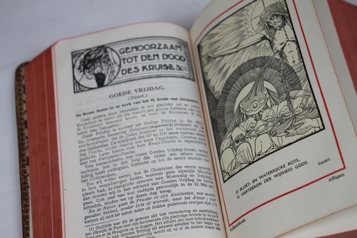 Vintage katholiek missaal (misboek)