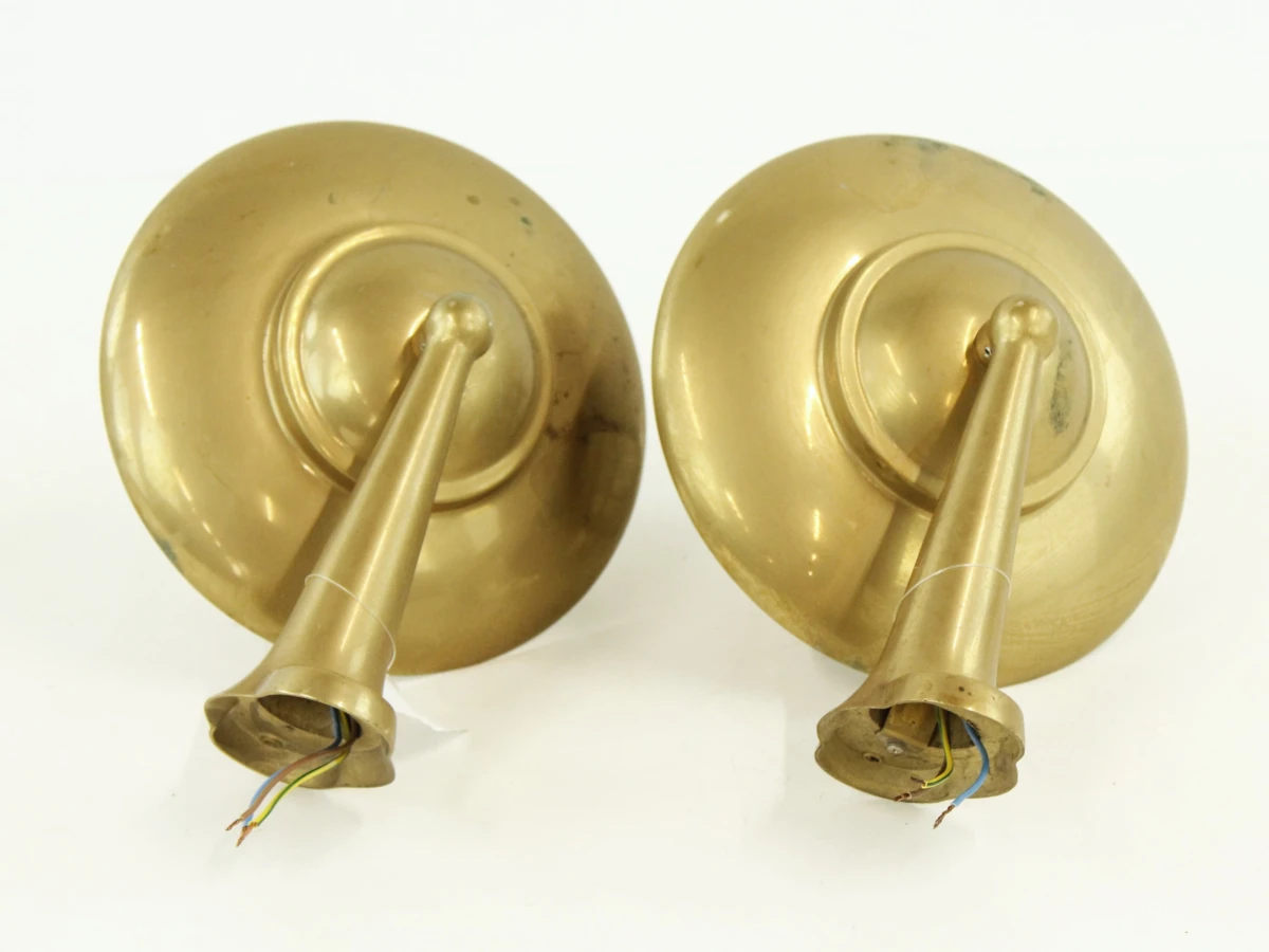 Forest & Suardi - Set van 2 vintage, messing wandlampen in nautische stijl