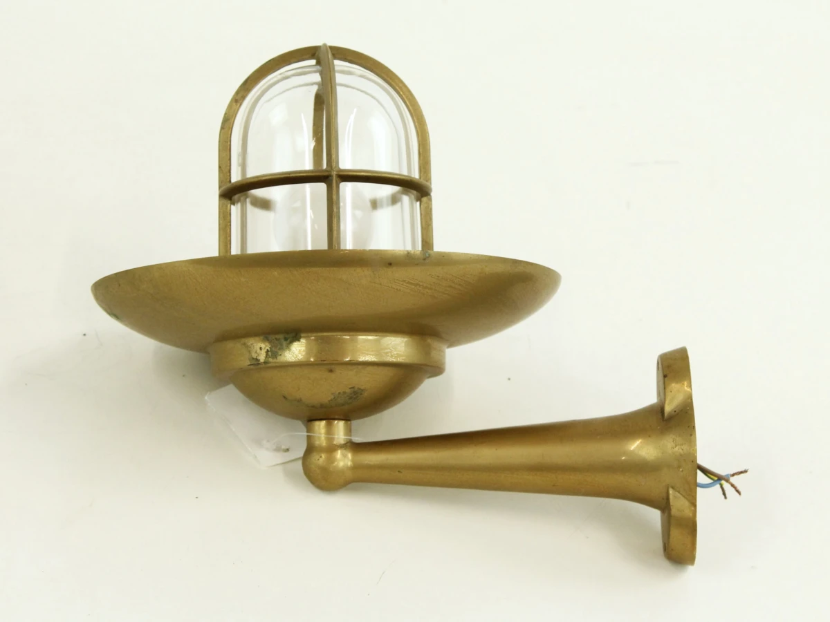 Forest & Suardi - Set van 2 vintage, messing wandlampen in nautische stijl