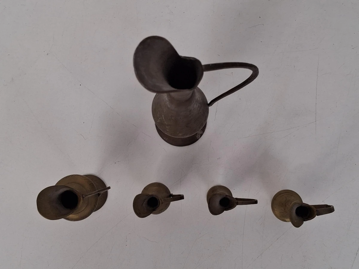 Vintage messing kannen