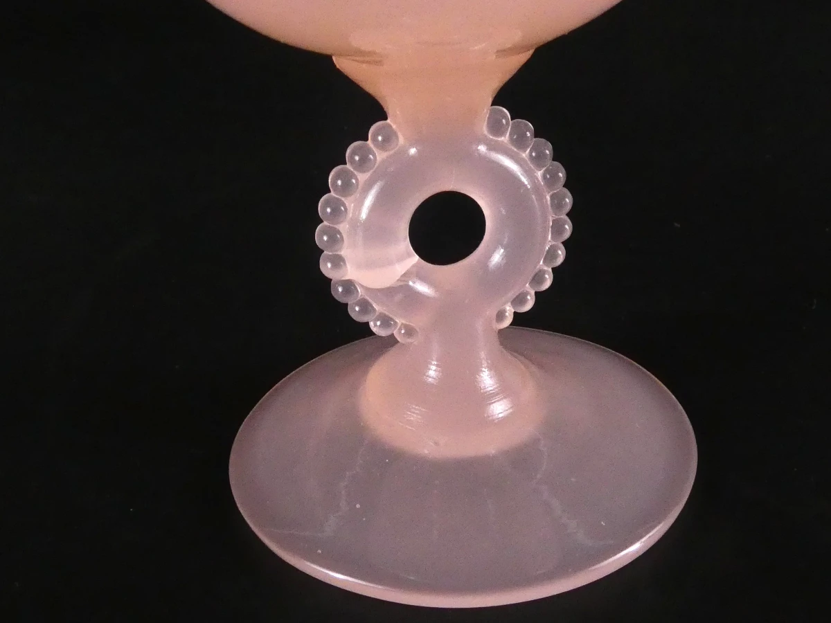 Opaline glazen vaasjes