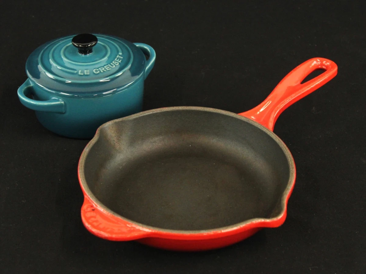 Le Creuset braadpan en cocotte in OVP