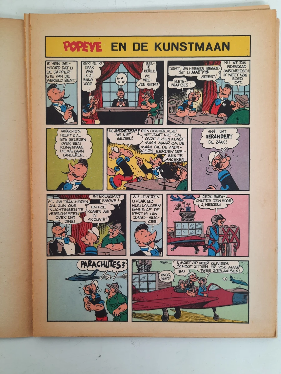 Grote kavel (29) vintage Popeye stripboeken (Tirion N.V.) – Jaren '60 / '70 – In prachtige kleuren!