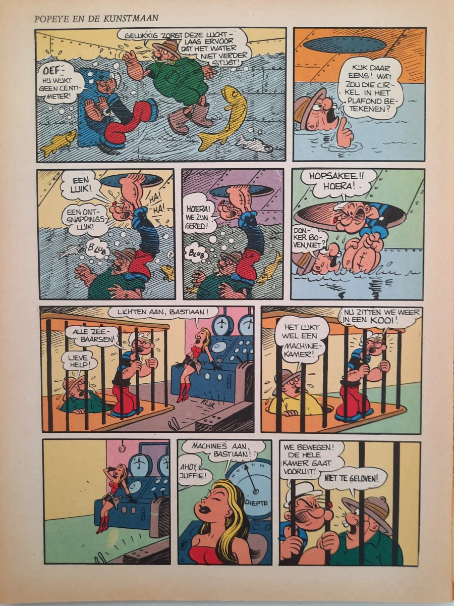 Grote kavel (29) vintage Popeye stripboeken (Tirion N.V.) – Jaren '60 / '70 – In prachtige kleuren!