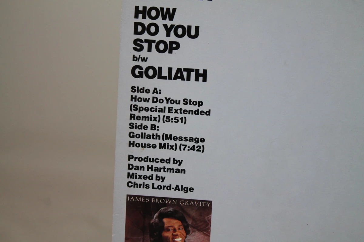 Maxi-single "How Do You Stop" van James Brown