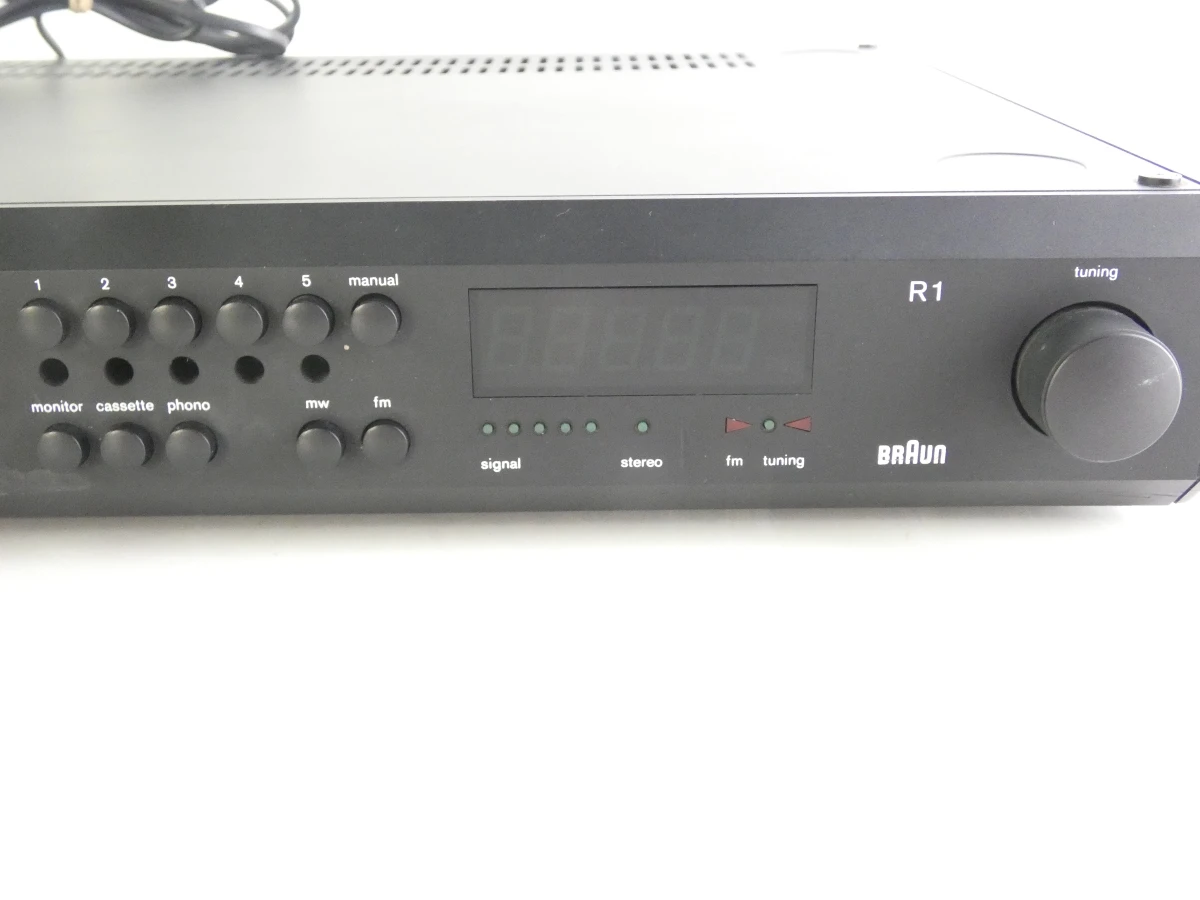 Braun Atelier R1 Stereo Receiver – jaren 80 designklassieker